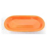 Vintage Fiesta utilty tray, red