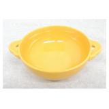Vintage Fiesta cream soup, yellow