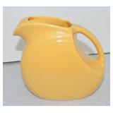Vintage Fiesta disc juice pitcher, yellow