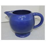 Vintage Fiesta ice lip pitcher, cobalt