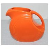Vintage Fiesta disc juice pitcher, red
