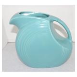 Vintage Fiesta disc water pitcher, turquoise