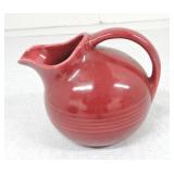 Harlequin novelty creamer, maroon