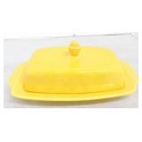 Riviera 1/2 pound butter dish, yellow