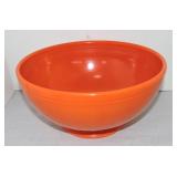 Vintage Fiesta footed salad bowl, red