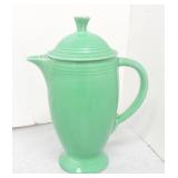 Vintage Fiesta coffee pot, green