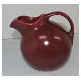 Harlequin service water ball jug, maroon