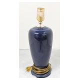 Fiesta Post 86 lamp base, cobalt