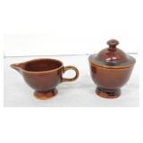 Fiesta Post 86 Amberstone cream & sugar