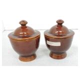 Fiesta Post 86 Amberstone lot of 2 sugars