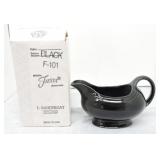 Fiesta Post 86 sauce boat, black, NIB
