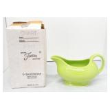 Fiesta Post 86 sauce boat, chartreuse, NIB
