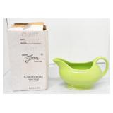 Fiesta Post 86 sauce boat, chartreuse, NIB