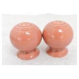 Vintage Fiesta salt & pepper shakers, rose