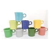 Vintage Fiesta lot of 8 mugs