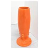Vintage Fiesta bud vase, red