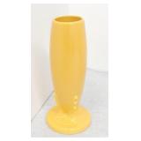 Vintage Fiesta bud vase, yellow