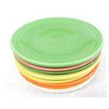 Vintage Fiesta lot of 9 - 6" plates, various
