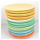 Vintage Fiesta lot of 23 - 9" plates, mixed