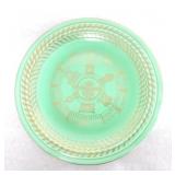 Vintage Fiesta 1955 10" green calendar plate