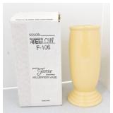 Fiesta Post 86 Millennium vase, yellow, NIB