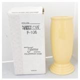 Fiesta Post 86 Millennium vase, yellow, NIB