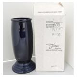 Fiesta Post 86 Millennium vase, cobalt, NIB