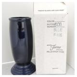 Fiesta Post 86 Millennium vase, cobalt, NIB