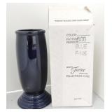 Fiesta Post 86 Millennium vase, cobalt, NIB