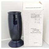 Fiesta Post 86 Millennium vase, cobalt, NIB