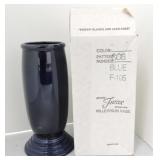 Fiesta Post 86 Millennium vase, cobalt, NIB