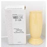 Fiesta Post 86 Millennium vase, yellow, NIB