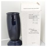 Fiesta Post 86 Millennium vase, cobalt, NIB