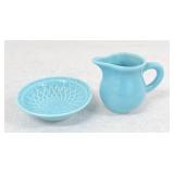 Harlequin individual creamer and basketweave nut