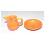 Harlequin individual creamer and basketweave nut