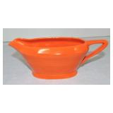 Harlequin sauce boat, red
