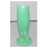 Vintage Fiesta bud vase, green