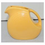 Vintage Fiesta disc juice pitcher, yellow