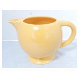 Vintage Fiesta ice lip pitcher, yellow
