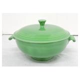 Vintage Fiesta casserole, medium green