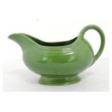 Vintage Fiesta sauce boat, dark green