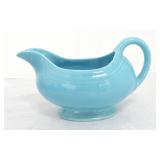 Vintage Fiesta sauce boat, turquoise