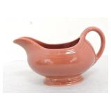 Vintage Fiesta sauce boat, rose
