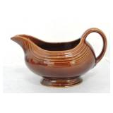 Vintage Fiesta sauce boat, Amberstone