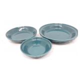 Fiesta Post 86 3 pc pie baker set, juniper