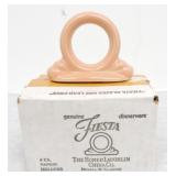 Fiesta Post 86 4 pc napkin ring set, apricot, NIB