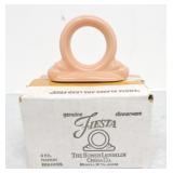 Fiesta Post 86 4 pc napkin ring set, apricot, NIB