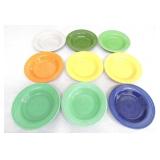Vintage Fiesta lot of 9 deep plates