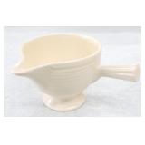 Vintage Fiesta stick handled creamer, ivory