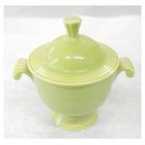 Vintage Fiesta sugar, chartreuse